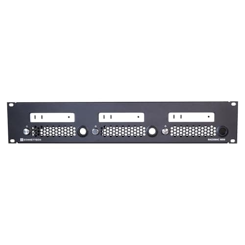 Image of Sonnet RackMac Mini (2024+)-2U Rack Mount Case for 1, 2 or 3 Mac Mini Computers, 19-Inch Pro Rack Mount Solution