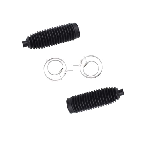 Image of 2 pcs/set SHLPDFM Black Steering Rack Boot & Clips 1J0422831B, 30177 02 Fits for VW GOLF MK4 AUDI A3 1.6 1.8 1.9TDI 1997-2006