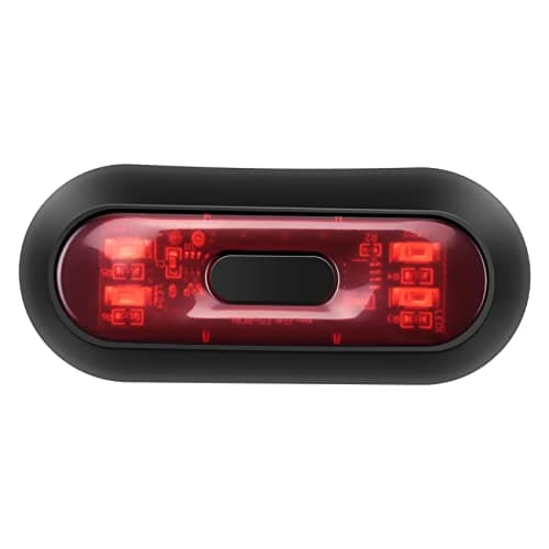 Image of Hausdec LED Helmet Light,Motorcycle Helmet Brake Light Rechargeable Bike Rear Red Safety Warning Light for Night Riding