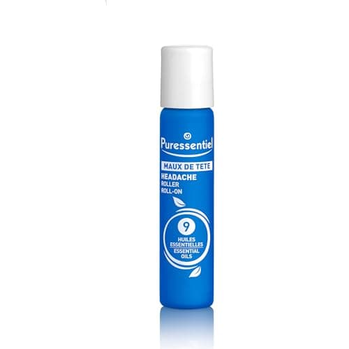 Image of Puressentiel - Headache Roller Medical Device - with 9 Essential Oils - 100% Pure and Natural - Quick and Effective Solution to Relieve Headaches - 5 ml