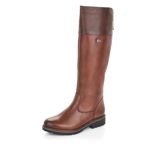 Image of Remonte Women Boots R6581, Ladies Winter Boots,Removable Insole,Water Repellent,remonteTEX,Winter Boots,lace-up Boots,Lined,Warm,Braun,43 EU / 9 UK