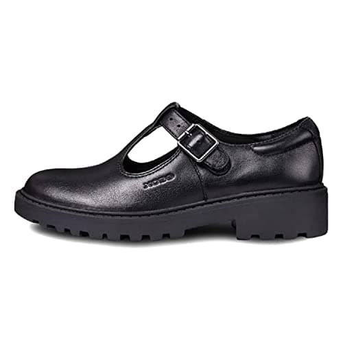 Image of Geox Girl's J Casey Girl Ballerina, Black, 2.5 UK Child