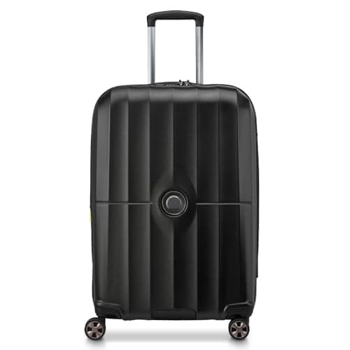 Image of DELSEY Paris Carrousel 2 Rigid Expandable Cabin Suitcase, Black, L