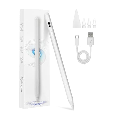 Image of Stylus Pens for ipad 2018-2026,Jsdoin Bluetooth USB-C Fast Charging Pencil with Tilting Detection, High Precision and Palm Rejection Compatible with iPad 10/9/8/7/6th Gen,iPad Pro 12.9/11/13 Inch
