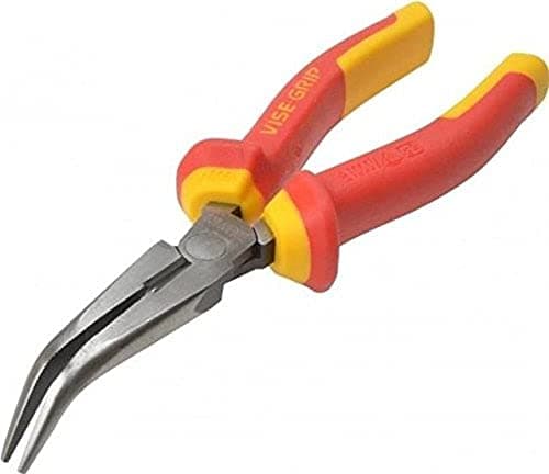 Image of Irwin 10505870 Visegrip High Leverage Vde Bent Nose Plier, 200mm