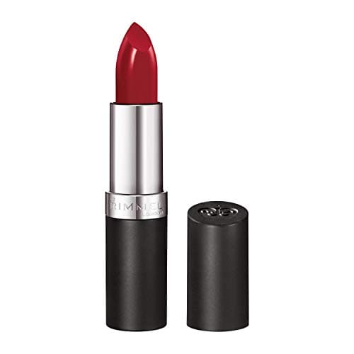 Image of Rimmel Lasting Finish Lipstick 001 River-Ting Red, Creamy Satin Finish, Long Lasting 8 HR Wear, Comfortable Formula, Rich Pigment