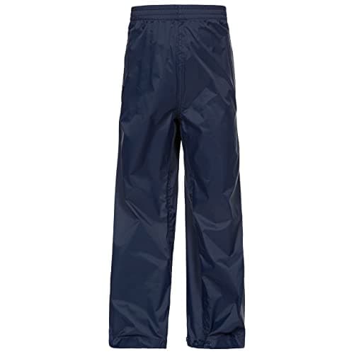 Image of Trespass Kids Waterproof Trousers Packaway Breathable Qikpac Navy