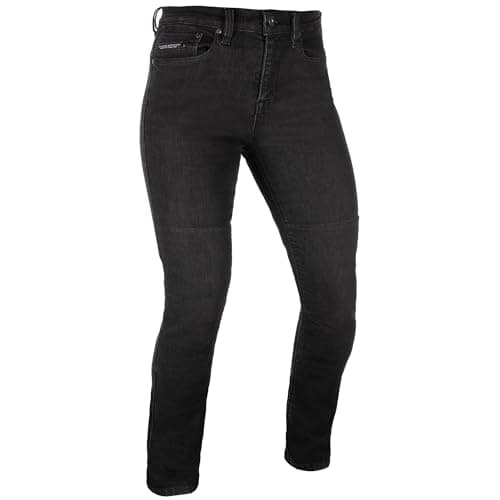 Image of Oxford Women's Original Approved Sofia AA Straight Motorcycle Jeans, Black, Regular, 12
