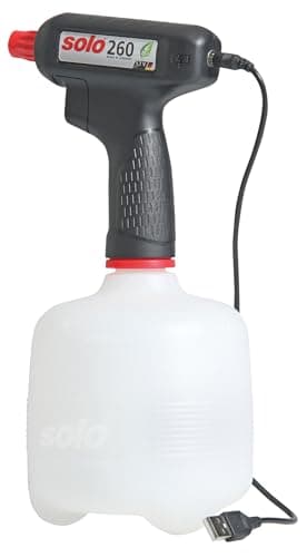 Image of SOLO 260 Battery-Powered One-Hand Sprayer, 1-Liter | Hand Sprayer for Garden, Plants & Cleaning | Portable Battery Powered Spray with Hand Pump Sprayer Function for Easy, Precise Application