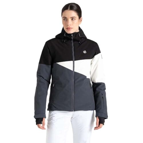 Image of Dare 2b Womens Ice Iii Ski Jacket, Black Grey, 12 EU