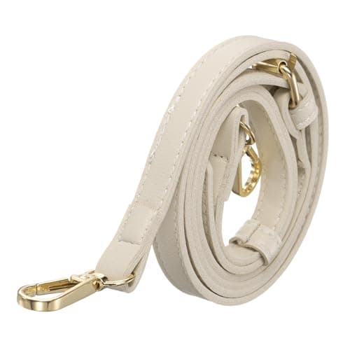 Image of TIXIPEM Leather Purse Straps [1Pcs] - 51.2 Inch Adjustable Straps Replacement for Handbags Use for Purse & Crossbody Bag & Handbag - [Beige & Gold]