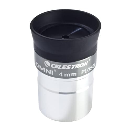 Image of Celestron 93316 Omni Series 1.25 inch / 4mm Eyepiece, Black/Silver