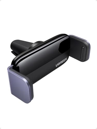 Image of UGREEN Air Vent Car Phone Holder Mobile Phone Car Mount Clip Cradle Stand Reliable Stable 360 Rotation Compatible with iPhone 17 Pro Max Air 16 15 14/13/12/11/SE, Galaxy S25 S24 S23 S22 FE/S10, Pixel