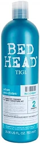 Image of Bed Head by TIGI Recovery Shampoo, Deep Moisturising Shampoo with Keratin & Biotin, Repair Dry & Damaged Hair, Hydrating Formula, 750ml