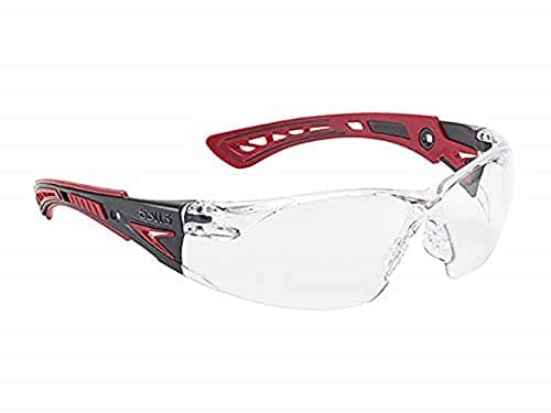 Image of Bollé RUSHPPSIO One Size "Rush+" Safety Spectacles - Orange/Black