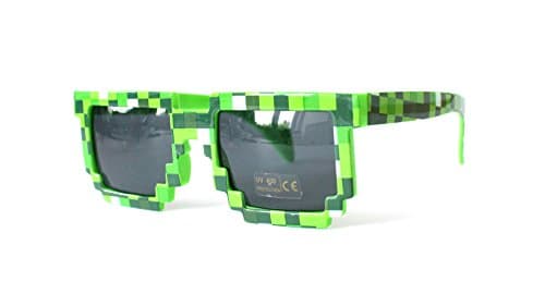 Image of Pixel sunglasses - Green -
