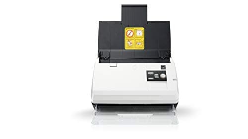 Image of Plustek SmartOffice PN30U Duplex Networkable Document Scanner with Ultrasonic Double Sheet Detection (ADF, 600 dpi, 30 ppm) with DocAction Software for Windows and Mac