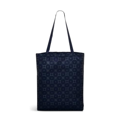 Image of RADLEY London Womens Monogram Responsible Foldaway Shopper Tote Shoulder Bag in Ink Navy Blue