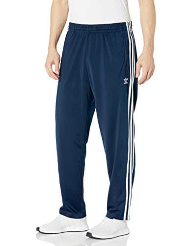 Image of adidas Originals Men's Firebird Track Pants, Collegiate Navy/White, Medium