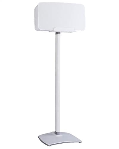 Image of Sanus Wireless Speaker Stand for Sonos Five and Sonos Play:5 - Audio Enhancing Design for Vertical & Horizontal Audio with Built-in Cable Management & Premium Alloy Materials - OSS52 (White)