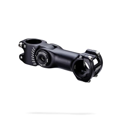 Image of BBB Cycling 110 mm Adjustable Handlebar Stem Stainless Steel Bolts -40° - +40° Angle 31.8 mm Center Diameter 6061 T6 Aluminum HighSix OS BHS-29