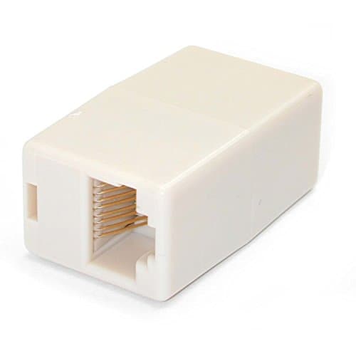Image of StarTech.com Cat5e RJ45 Modular Inline Coupler - modular inline coupler - Ethernet coupler - cat5e coupler (RJ45COUPLER) , Black