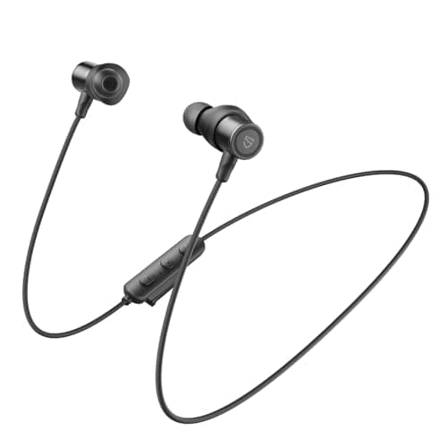 Image of SoundPEATS Neckband Bluetooth Earphones, Q40HD Bluetooth 6.0 Earbuds with LDAC Hi-Res Audio, 11mm Dual-Magnet Drivers, 20H Playtime, IP67 Waterproof Headphones for Running Gym Workout Black