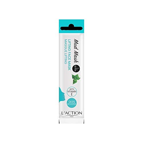 Image of L'Action Paris Lifting Face Mask, Enriched With Essential Oils & White Clay, Tones & Regenerates, Reduces Wrinkles & Soothes the Skin - 15g