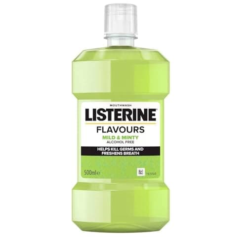Image of Listerine - Listerine Cool Mint Milder Taste Mouthwash - 500ml