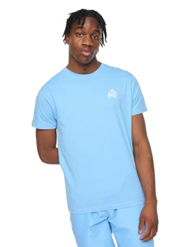 Image of Kings Will Dream KWD Mens Designer Signature Tee T Shirt Classic Logo Tee Summer Top Sky Blue XL
