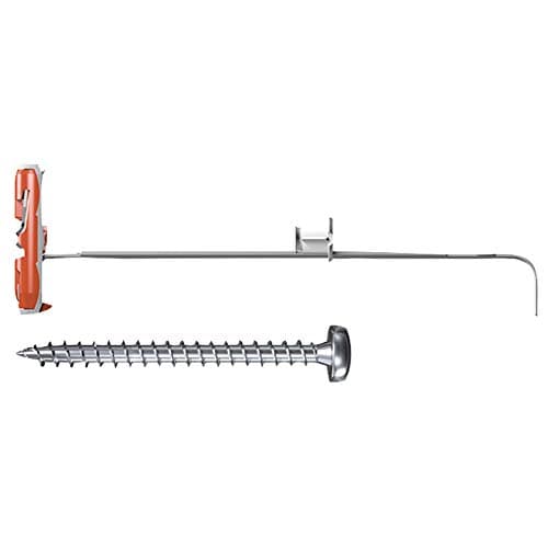 Image of fischer DuoTec 10 S PH, toggle-plug with panhead screw, 2-component plug for fastenings in plasterboard, gypsum fibreboard, wood, steel & plastic panels, etc., 25 plugs & 25 screws