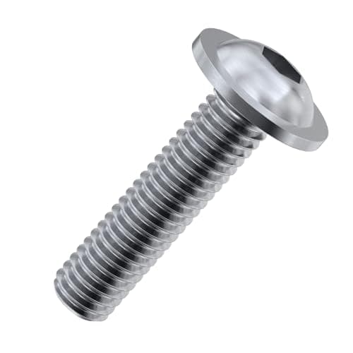 Image of Accu - M8 x 30mm Socket Flanged Button Screws (ISO 7380-2) - Stainless Steel (A2) (Pack of 10)