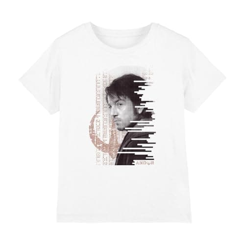 Image of Star Wars Redacted Andor Kids T Shirt, White, 5-6