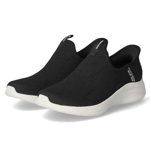 Image of Skechers Women's Ultra Flex 3.0 Easy Win Slip-On Sneakers, Black Trim, 4 UK