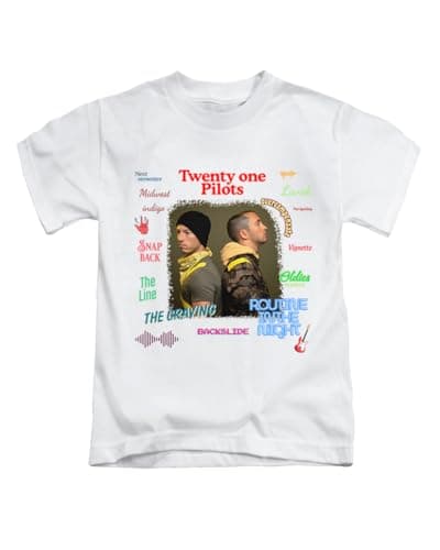Image of New Spirit Original Twenty one Pilot Tee T-Shirt Funny Unisex T Shirt Top White