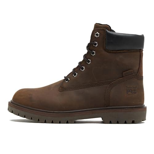 Image of Timberland PRO Men's 6 in Iconic Work Boot S3 Fire and Safety Shoe, Brown, 10 UK