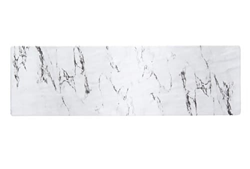 Image of KitchenCraft "We Love Summer Rectangular Melamine Marble-Effect Food Serving Platter, 53 x 16 cm (21" x 6.5")