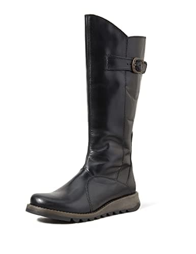 Image of Fly London Women's Mol 2 Boots Zip up Boots, Black, 6 UK