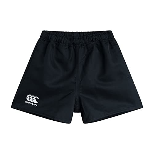 Image of Canterbury Of New Zealand Boys Rugby Professional Polyester Shorts-Black, Size 8, 8, E723406-989