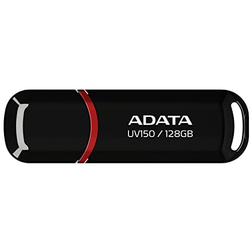 Image of ADATA DashDrive UV150 128 GB USB 3.0 Flash Drive - Black
