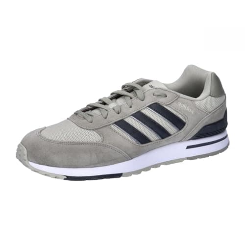 Image of adidas Men's Run 80s Sneaker, Silver Pebble/Carbon/Putty Grey, 6