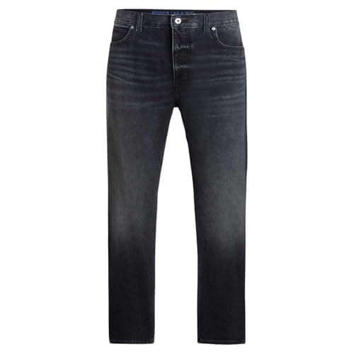 Image of Hugo Men's Nate Jeans Trousers, Dark Blue, 32 W/32 L