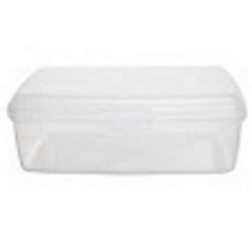 Image of Whitefurze Allstore Clear Plastic Container 1.0 ltr