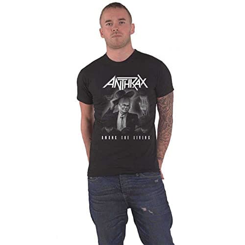 Image of Anthrax Men Among the Living Short Sleeve T-Shirt, Black, Small