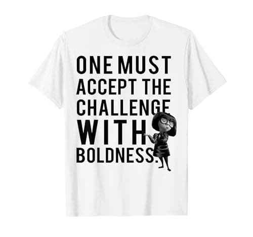 Image of Disney Pixar Incredibles 2 Edna Mode Boldness Tee T-Shirt