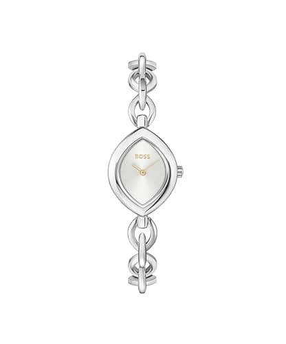 Image of BOSS Two Hand Quartz Movement Watch Silver Fiora Collection with Silver Stainless Steel Bracelet - 1502837