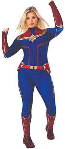 Image of Rubie's womens Captain Marvel Adult Sized Costumes, As Shown, Plus, As Shown