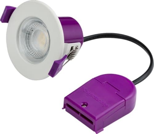Image of Knightsbridge Fire-Rated CCT LED White Downlight
