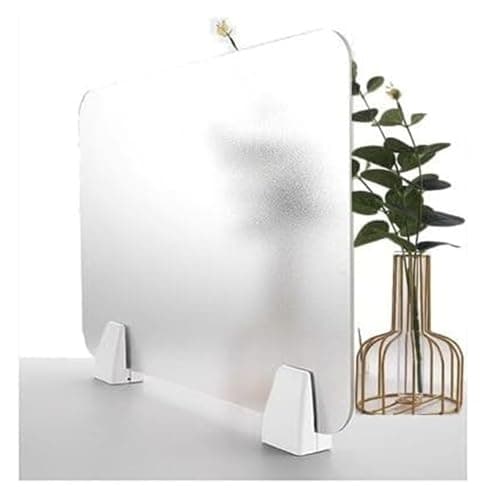 Image of LYVQZPWLR Desk Divider, Foldable Desk Divider, Acrylic Desk Divider Clear Adjustable Partition Multiple Sizes for Home Office Workspace(30x90cm)