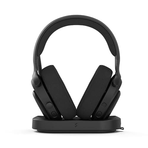Image of Fractal Design Scape Dark - Wireless PC Gaming Headset - Detachable Flip-To-Mute Microphone with Noise Cancellation - Battery Life Up To 40 Hours - Configurable Ambient Lighting - Black
